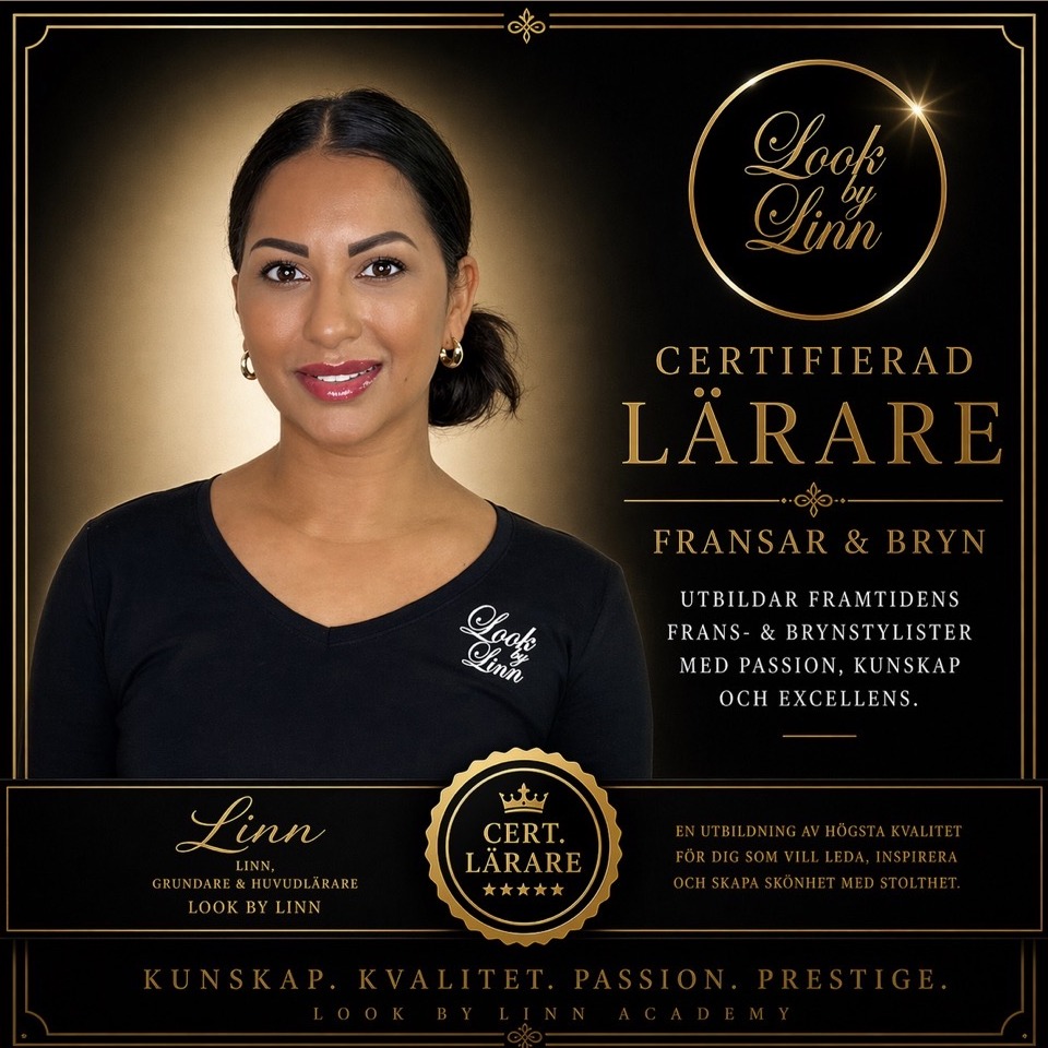 Rosanna Mione, certifierad lärare i fransar och bryn hos Look by Linn